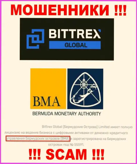 И компания Bittrex Com и ее регулятор: Bermuda Monetary Authority (BMA), являются мошенниками
