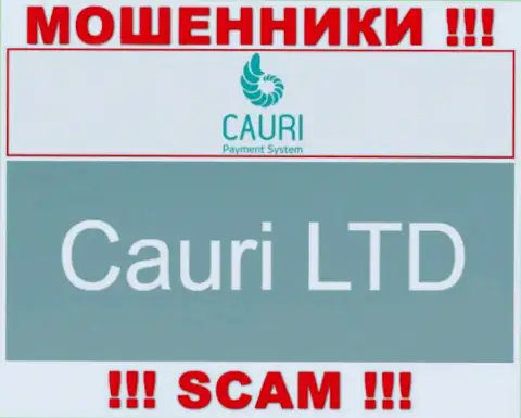 Не ведитесь на информацию о существовании юридического лица, Cauri - Cauri LTD, все равно лишат денег