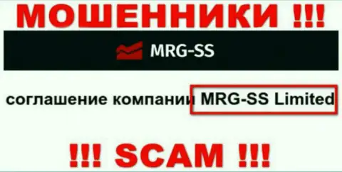 Юридическое лицо конторы MRG SS - это MRG SS Limited, инфа взята с официального сайта