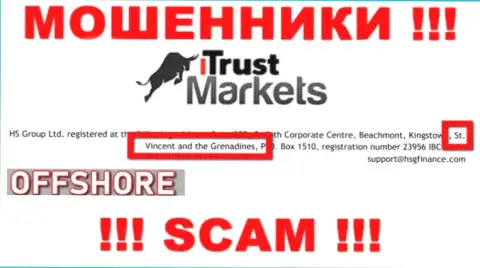 Мошенники Trust Markets пустили корни на территории - St. Vincent and the Grenadines, чтобы скрыться от ответственности - АФЕРИСТЫ
