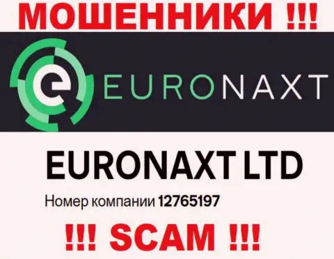 Не работайте совместно с организацией EuroNax, рег. номер (12765197) не причина отправлять средства