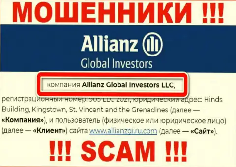 Компания AllianzGlobalInvestors находится под руководством организации Allianz Global Investors LLC
