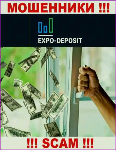 СЛИШКОМ РИСКОВАННО иметь дело с брокерской организацией Expo Depo, данные интернет мошенники все время отжимают денежные вложения биржевых игроков