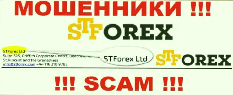 СТ Форекс - это мошенники, а руководит ими STForex Ltd