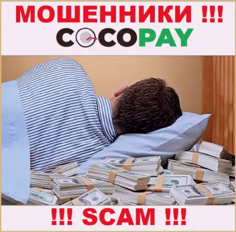 Вы не сможете вернуть финансовые средства, перечисленные в контору Coco Pay - это интернет-мошенники !!! У них нет регулятора