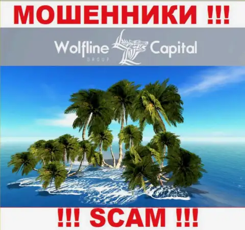 Мошенники Wolfline Capital не предоставляют достоверную информацию относительно своей юрисдикции